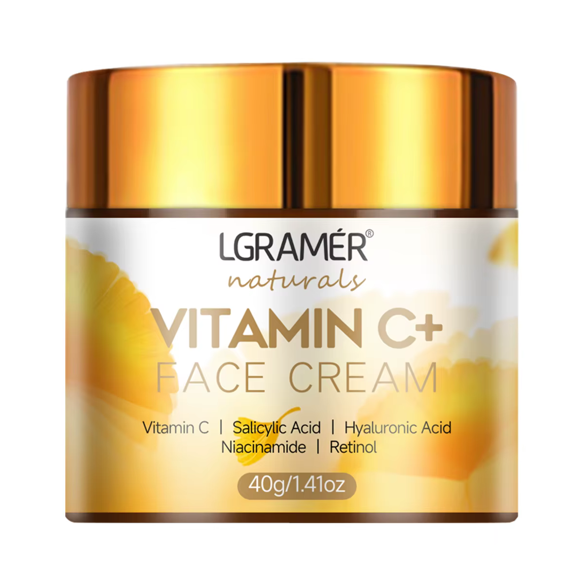 Crème pour le visage à la vitamine C, rétinol, rides lisses, hydratante, raffermissante, hyaluroniqu