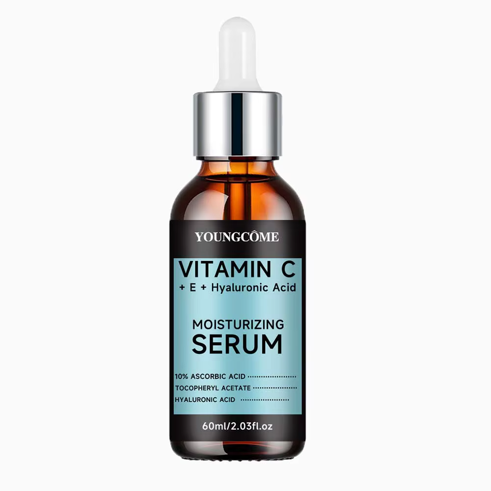 Sérum Visage à la Vitamine C 10% Acide Ascorbique avec Acide Hyaluronique et Vitamine E - Éclairciss