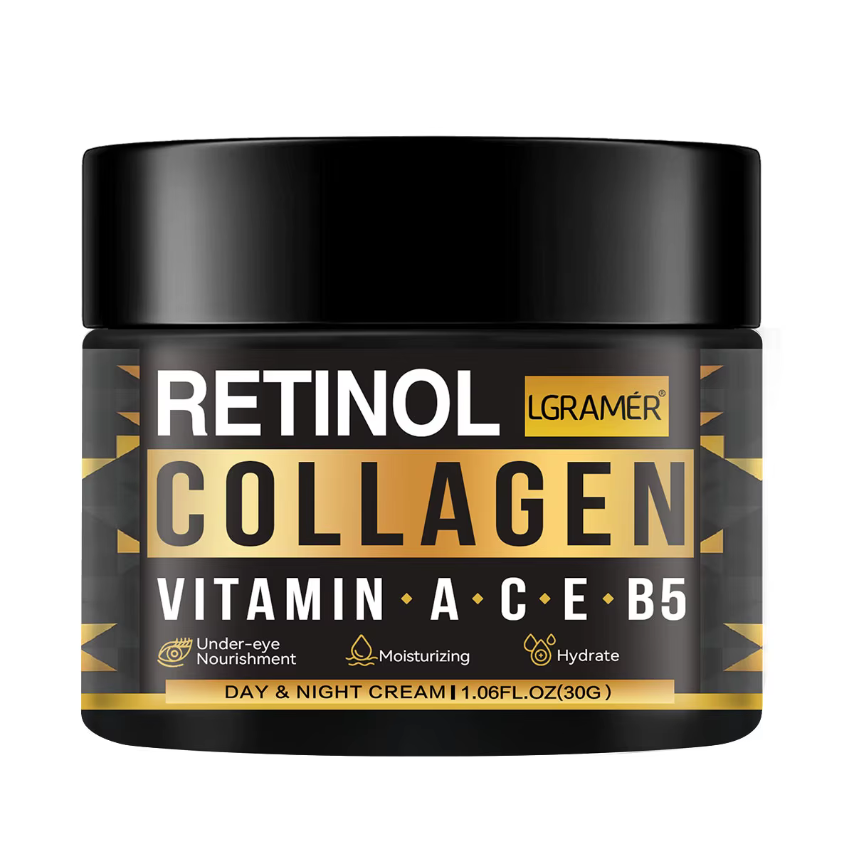 Crème pour le visage au collagène rétinol pour hommes, soin hydratant, éclaircissant, rides lisses,