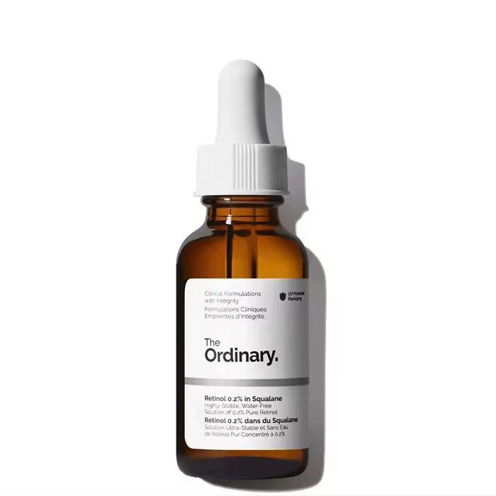 Sérum ordinaire au rétinol d'entrée de gamme 0,2% en squalane 30 ml, signes de l'âge, affiner les po