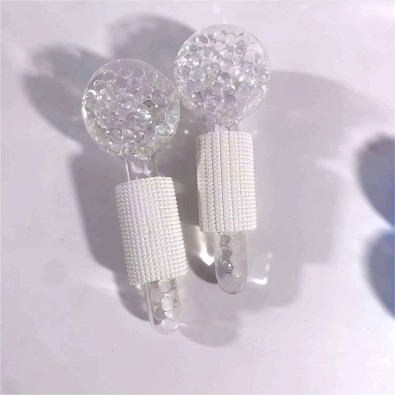 Boîte de Globes LCE pour le visage, 2 pièces, boules de refroidissement pour le visage, masseur faci