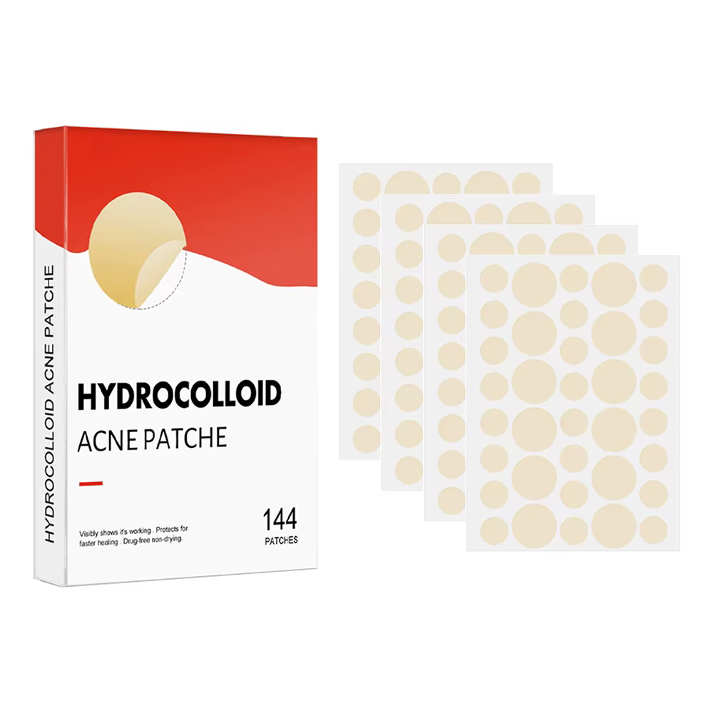 Lot de 144 patchs invisibles professionnels pour le soin de la peau du visage, absorbants et cicatri