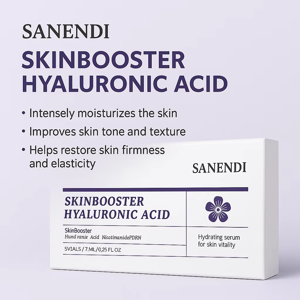 Sanendi peau BOOSTER acide hyaluronique Solution de problèmes de peau du visage hydratant hydratatio