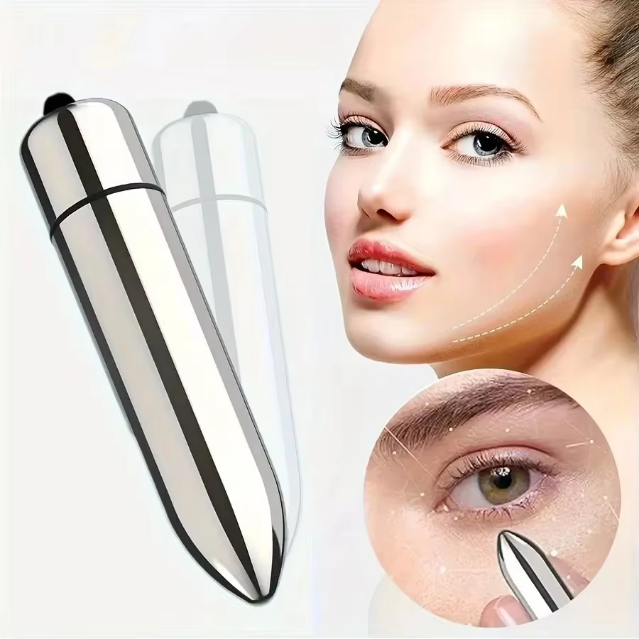 Mini masseur vibrant, traitement du Massage du visage et des yeux, favorise l'absorption de la Lotio
