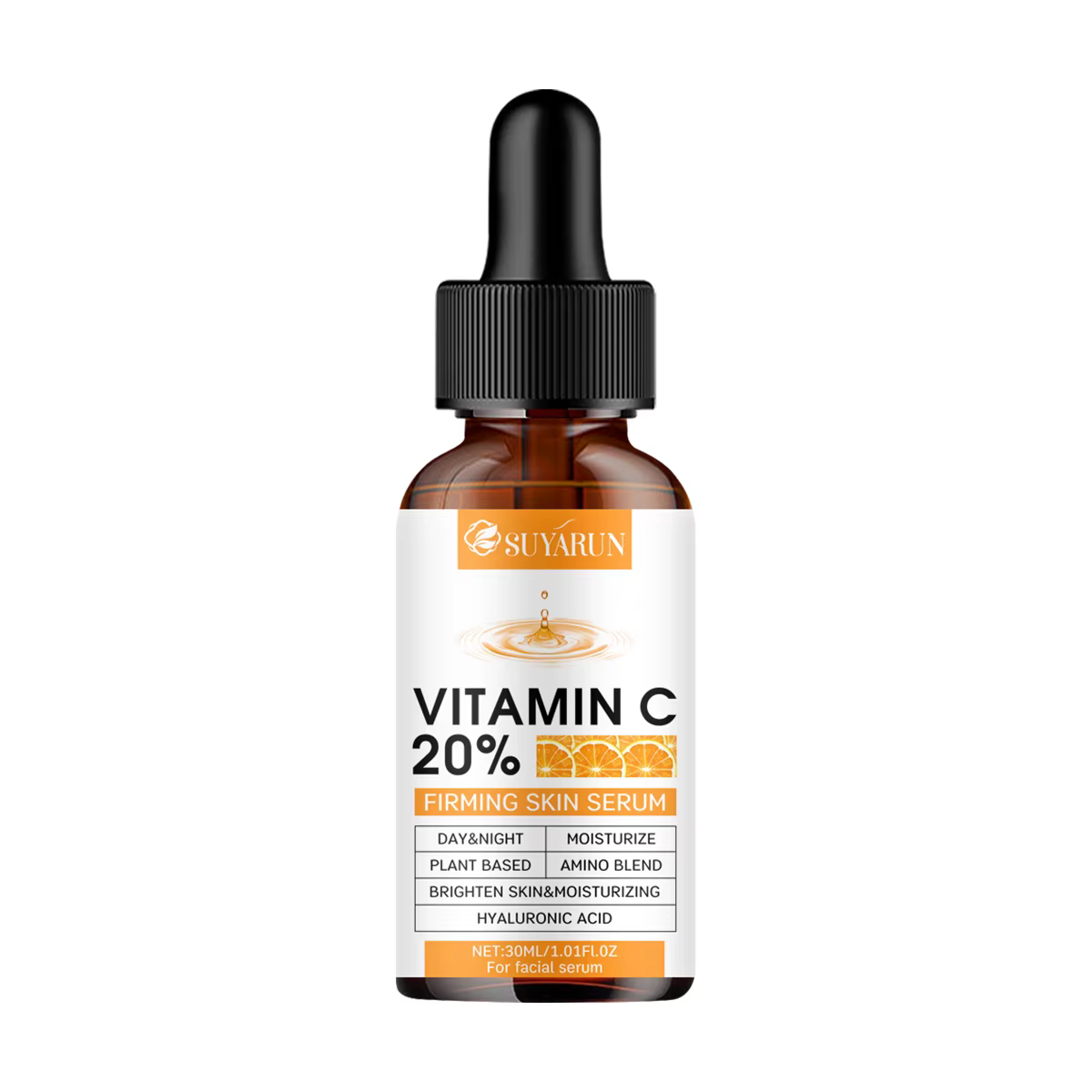 SUYARUN Sérum raffermissant au rétinol à l'aloe vera et à la vitamine C - Hydratant anti-âge pour le