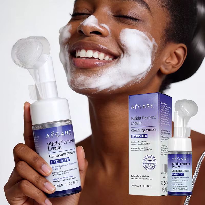 AFCARE Mousse Nettoyante Quotidienne en Profondeur au Lysat de Ferment de Bifida – Mousse Douce pour