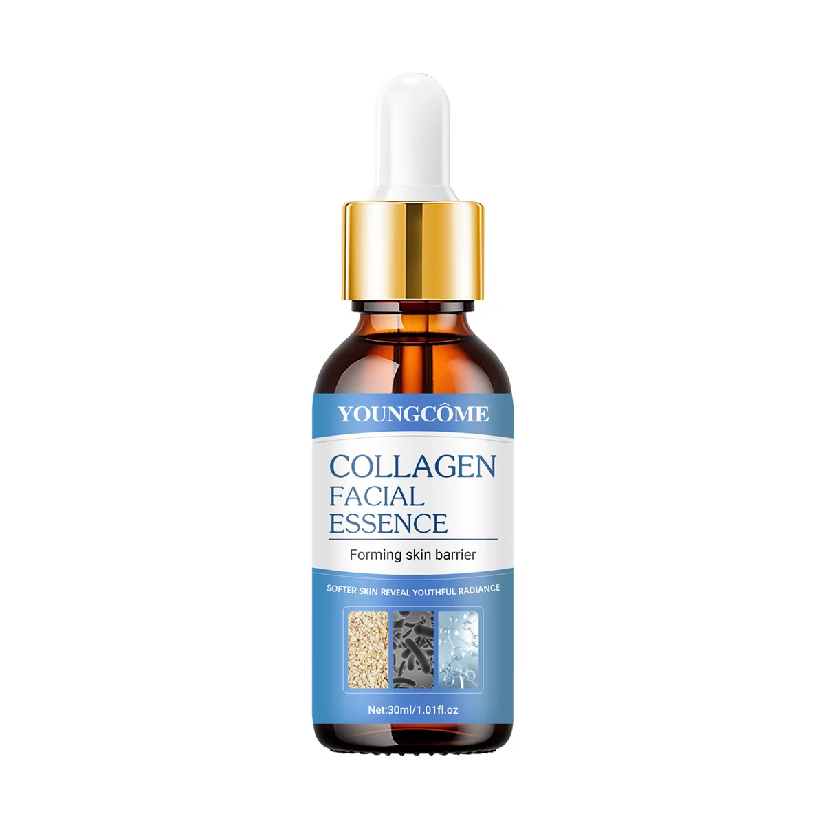 Sérum au collagène pour le visage, soin de la peau hydratant, apaisant, nourrissant, raffermissant,