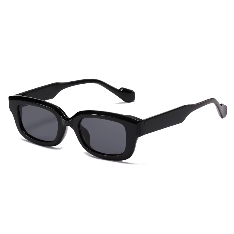 SO & EI rétro petit rectangle lunettes de soleil femmes bonbons couleurs nuances UV400 carré hommes 