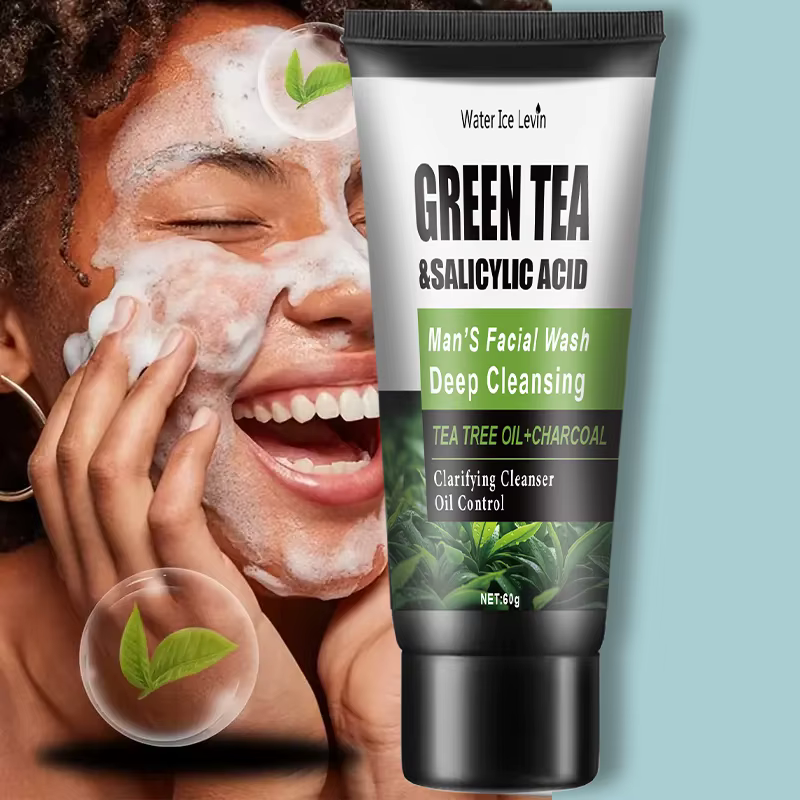 Nettoyant à l'acide salicylique 60g - Contient des extraits d'acide salicylique, d'arbres à thé et d