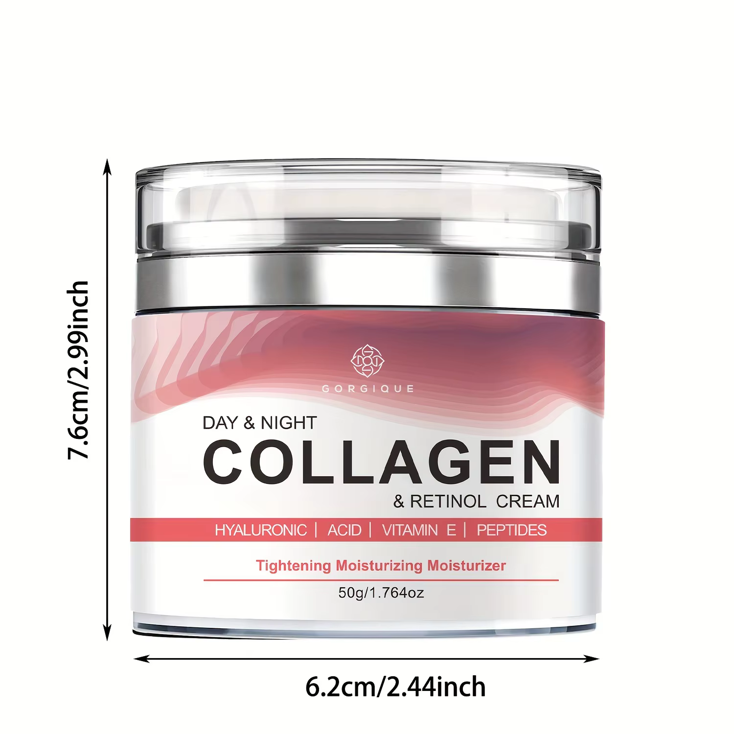 Crème au collagène pour le visage au rétinol et à l'acide hyaluronique, soin de la peau Anti-âge au 