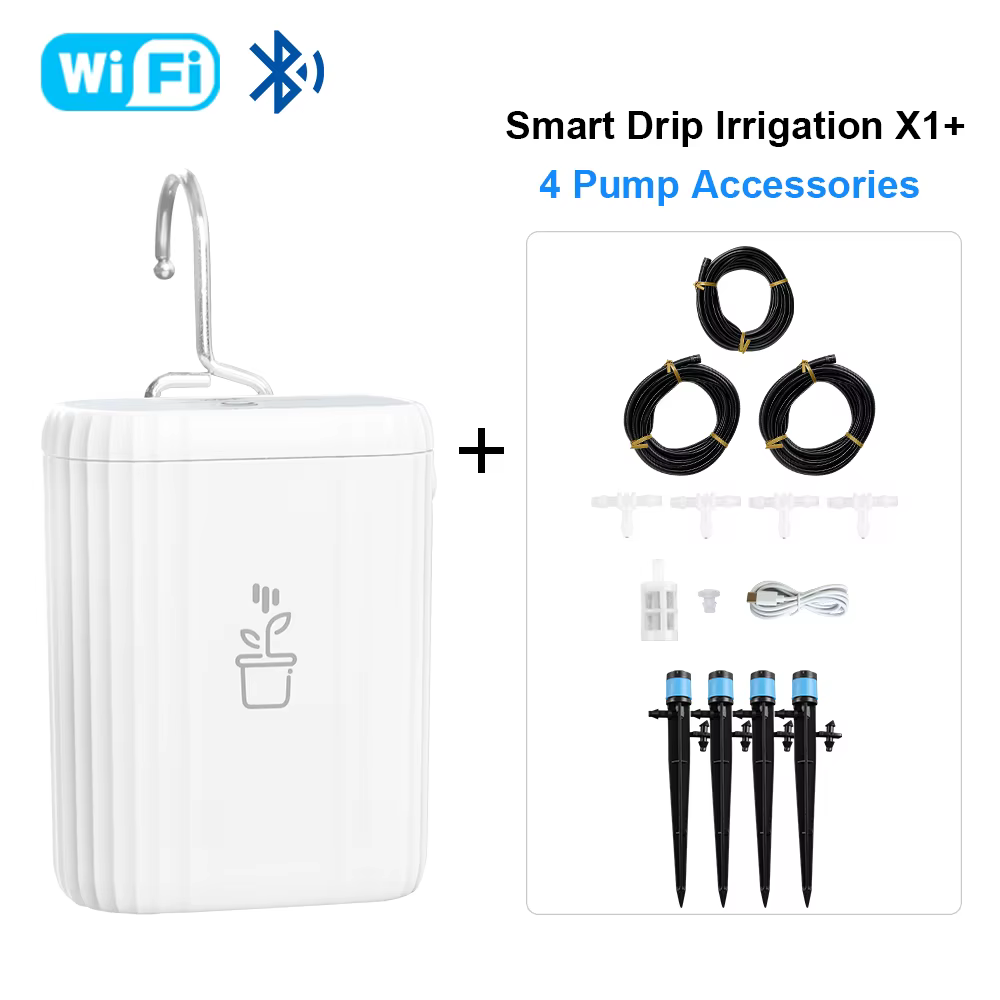 Dispositif d'arrosage intelligent WiFi, système d'irrigation goutte à goutte automatique programmé, 