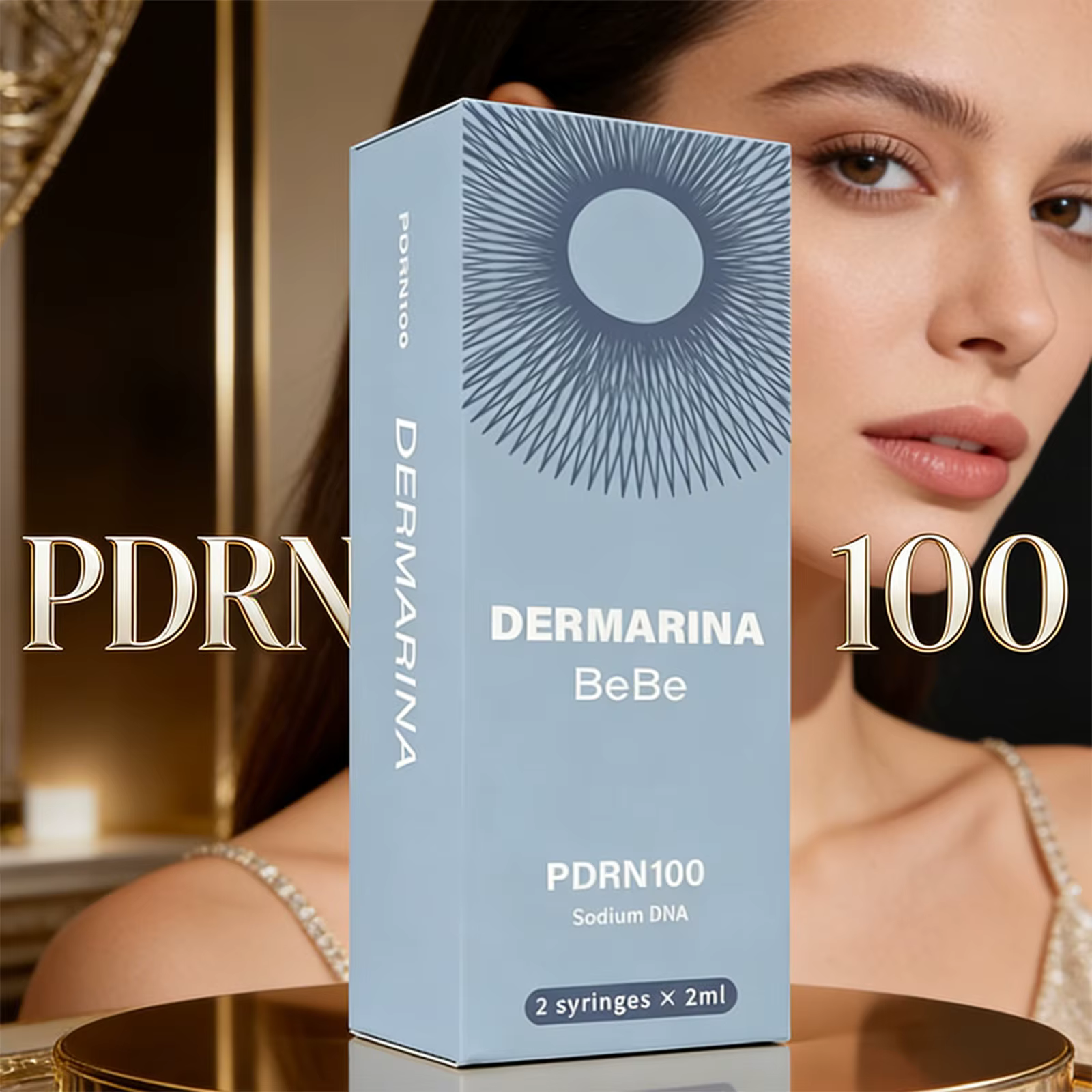 Produit de soin de la peau à l'acide hyaluronique, sérum PDRN, soin de la peau coréen Sodium DNA BeB