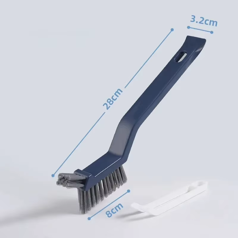 Brosse de nettoyage multifonction 2-en-1 pour salle de bain et carrelage – Nettoyeur efficace pour l