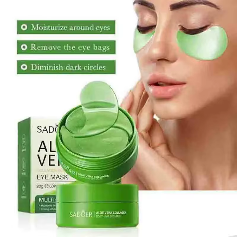 Masque pour les yeux au collagène anti-taches, 60 pièces, produit de soins pour la peau, hydratant, 