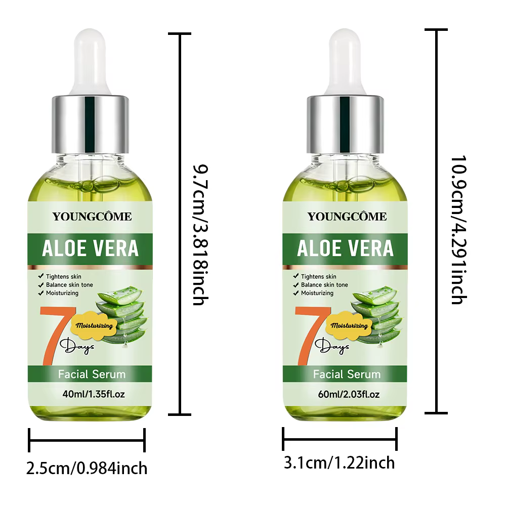 Sérum visage Anti-âge à l'aloe Vera, hydratant, éclaircissant, Essence pour le visage, réduit les ta