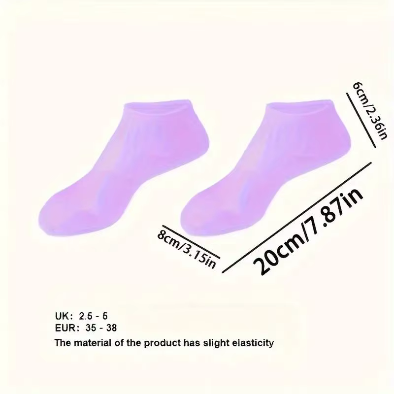 Chaussettes hydratantes pour les pieds, en coton, pour Spa de nuit, crème pour les pieds, Lotion, po
