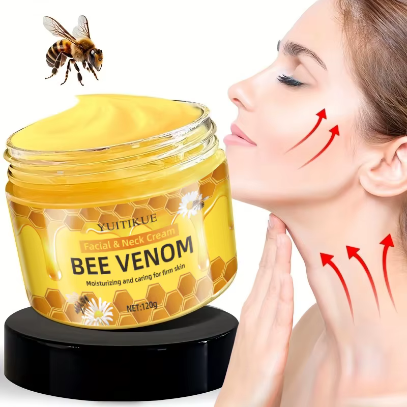 Crème au venin d'abeille hydratante, liftante et raffermissante, améliore les ridules, répare la pea