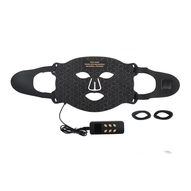 Masque facial LED portable Ubilli Soft, 4 couleurs, 460 590 630 850 nm, thérapie par lumière rouge i