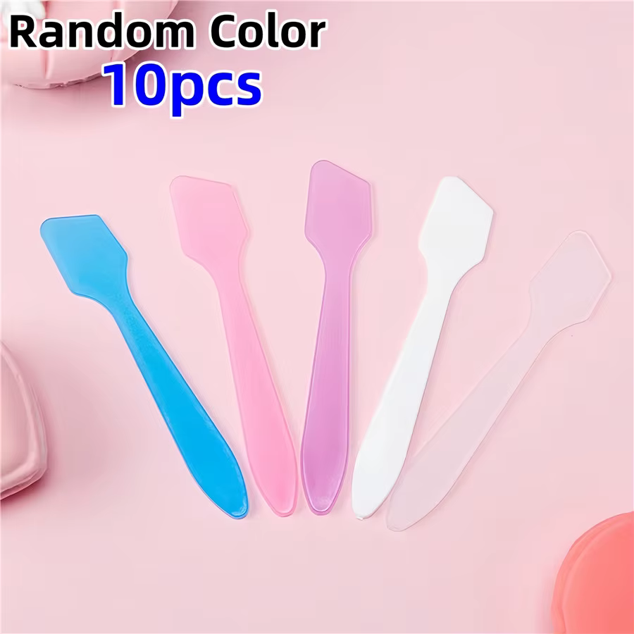Spatules à crème PP pour application de soins de la peau, bâtonnets pour masque facial et crème pour