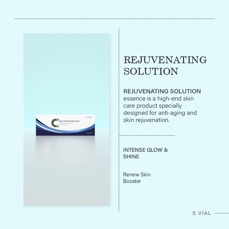 5 flacons de 10 ml de solution rajeunissante pour le visage, hydratante, réparatrice, éclaircissante