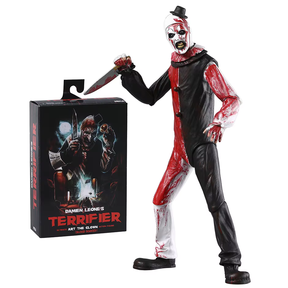 Figurine d'action Reel Toys Ultimate Terrifier Art The Clown Blood Soaked