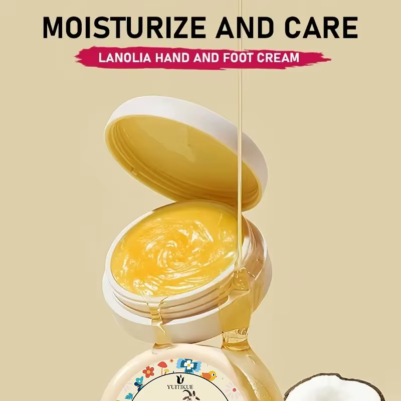 LANOLIA 20g crème pour les mains et les pieds hydratant en profondeur pour peau rugueuse, sèche et c