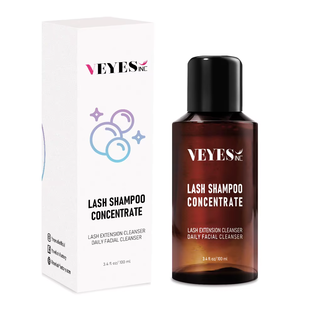 Veyes Inc 100ML shampoing concentré pour cils Veyelash grande quantité opération Simple odeur Non ir