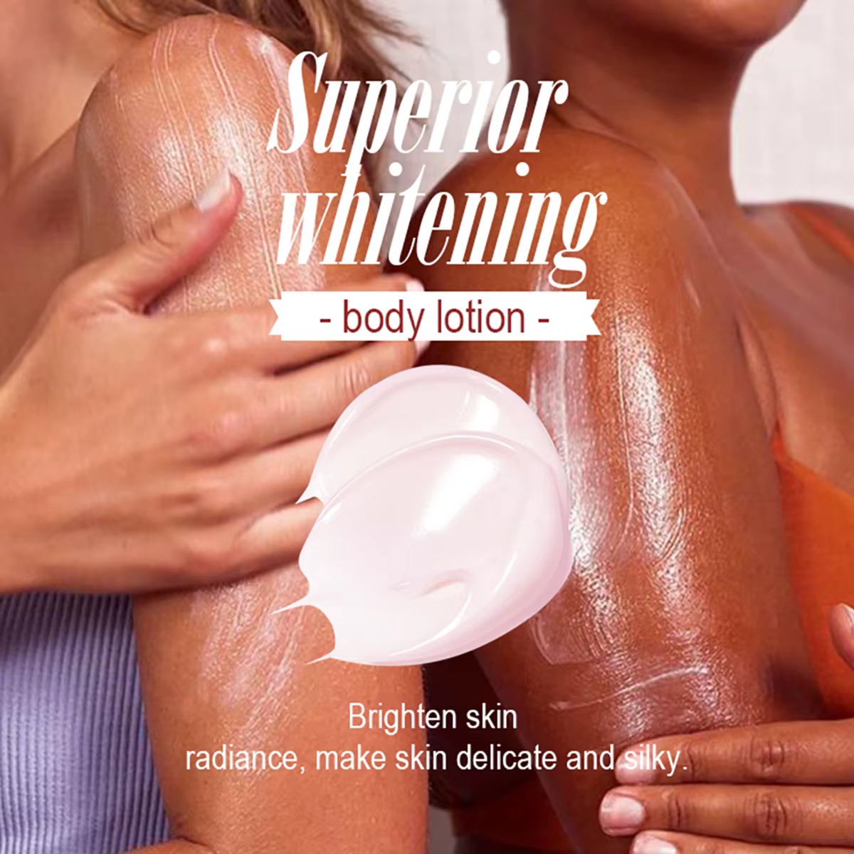 LKIAE Fair White Lotion pour le corps pour une peau brillante et saine, hydratante, réduit les tache