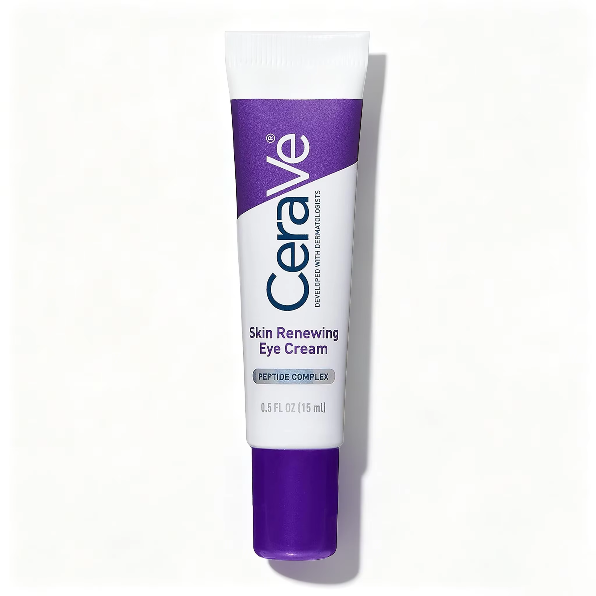 Crème pour les yeux régénérante CeraVe, soin quotidien pour le contour des yeux avec peptides, caféi