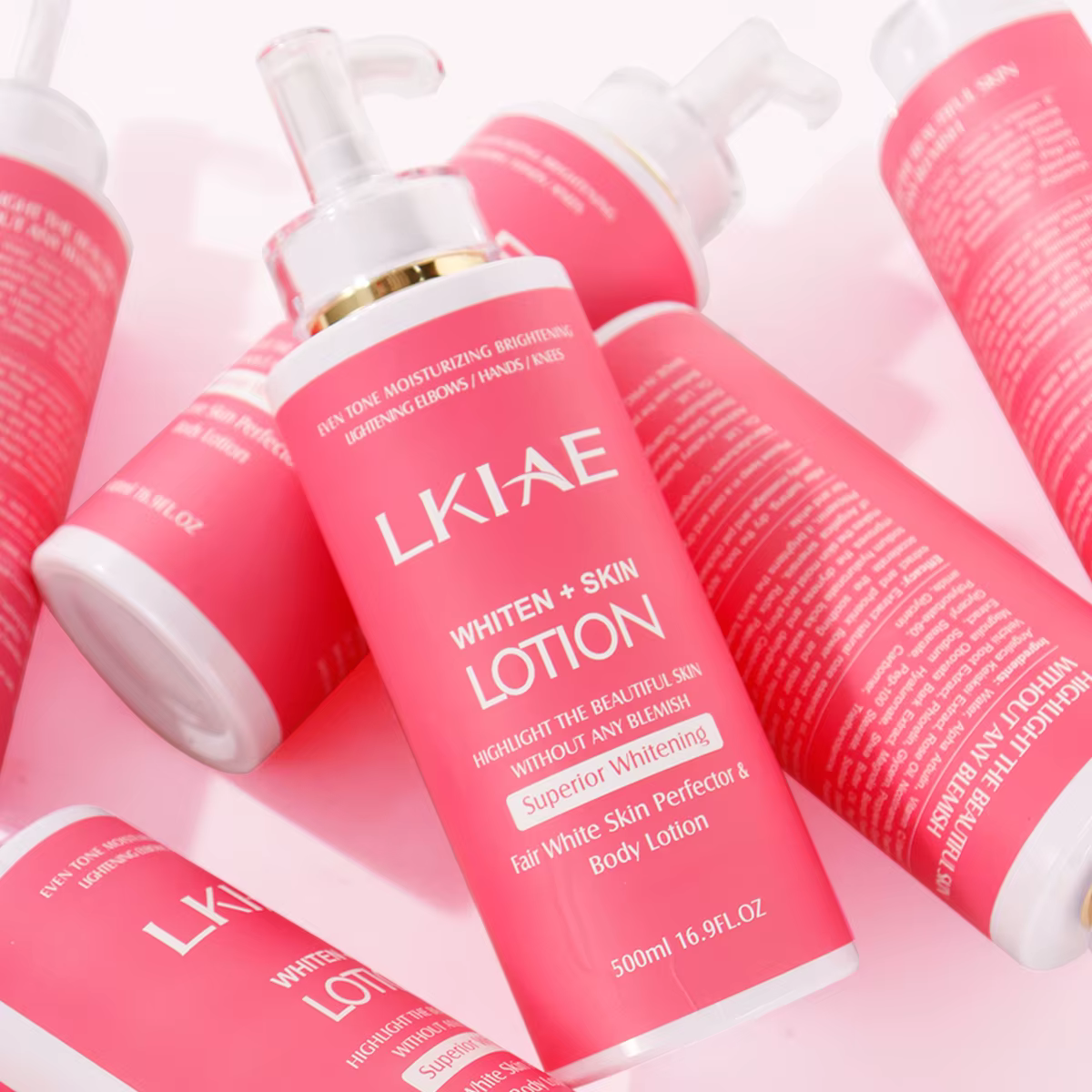 LKIAE Fair White Lotion pour le corps pour une peau brillante et saine, hydratante, réduit les tache