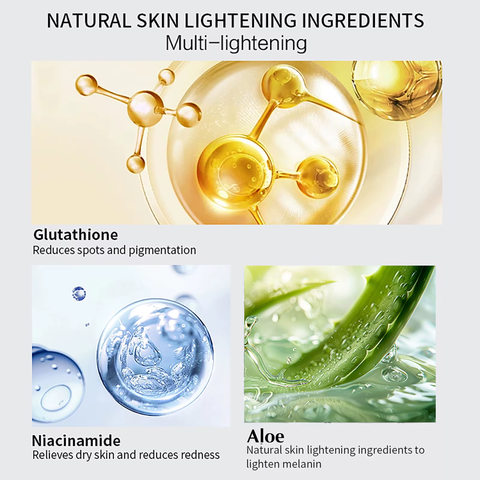 AILKE-Crème éclaircissante pour le visage, dissolvant de taches foncées pour le visage, les mains, l