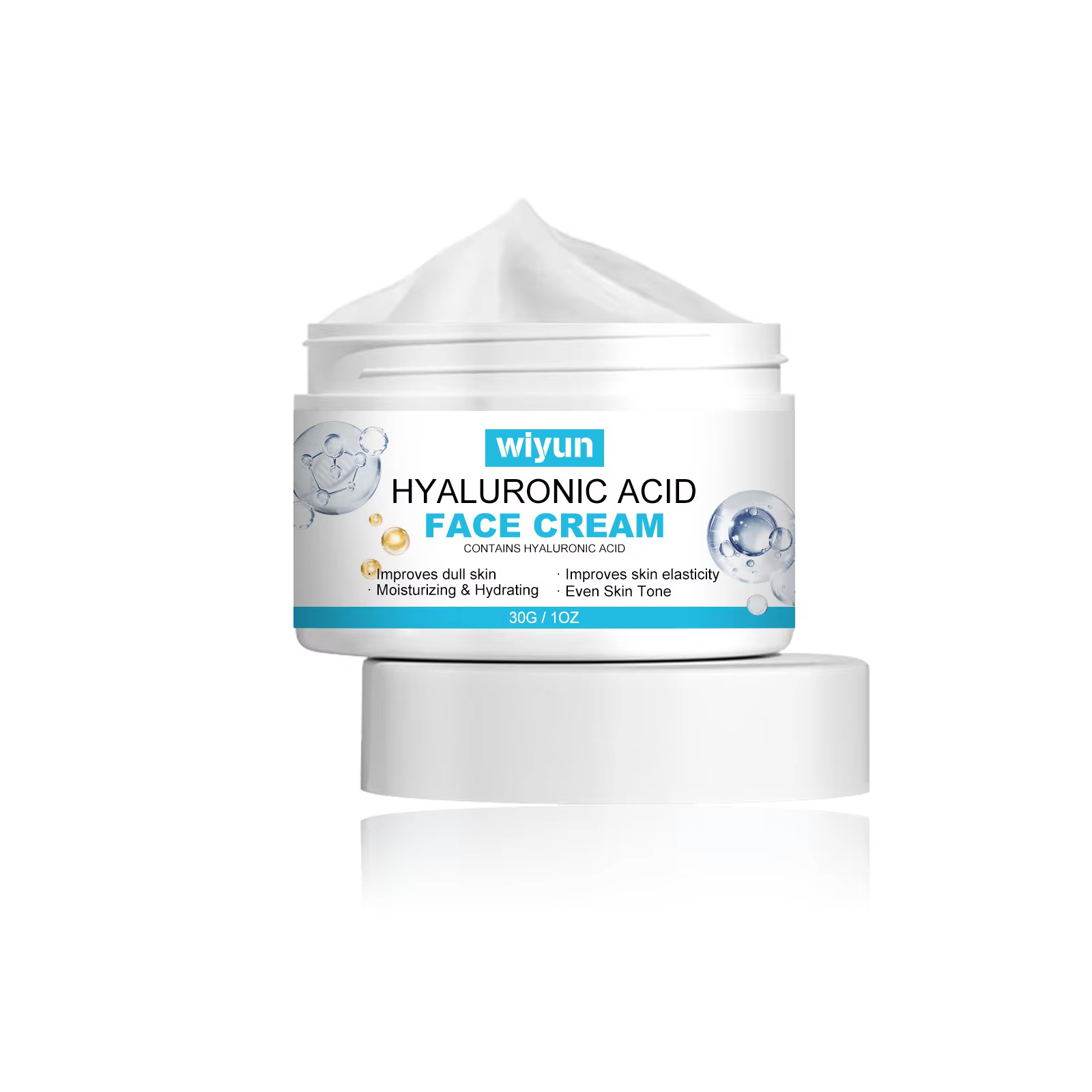 Crème à l'acide hyaluronique pour le visage, rétrécissement des pores, contrôle de l'huile, soin de 
