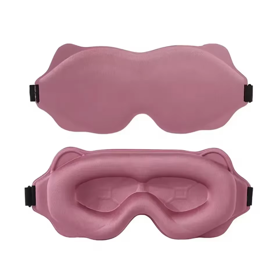 Masque de sommeil 3D bloquant la lumière masque de sommeil pour les yeux doux aide au sommeil masque