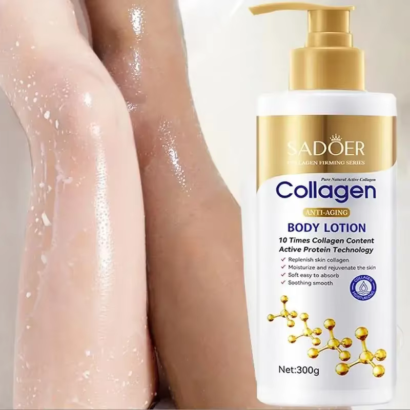 Lait au collagène blanchissant visage crème pour le corps blanchissant la peau Lotion hydratante soi
