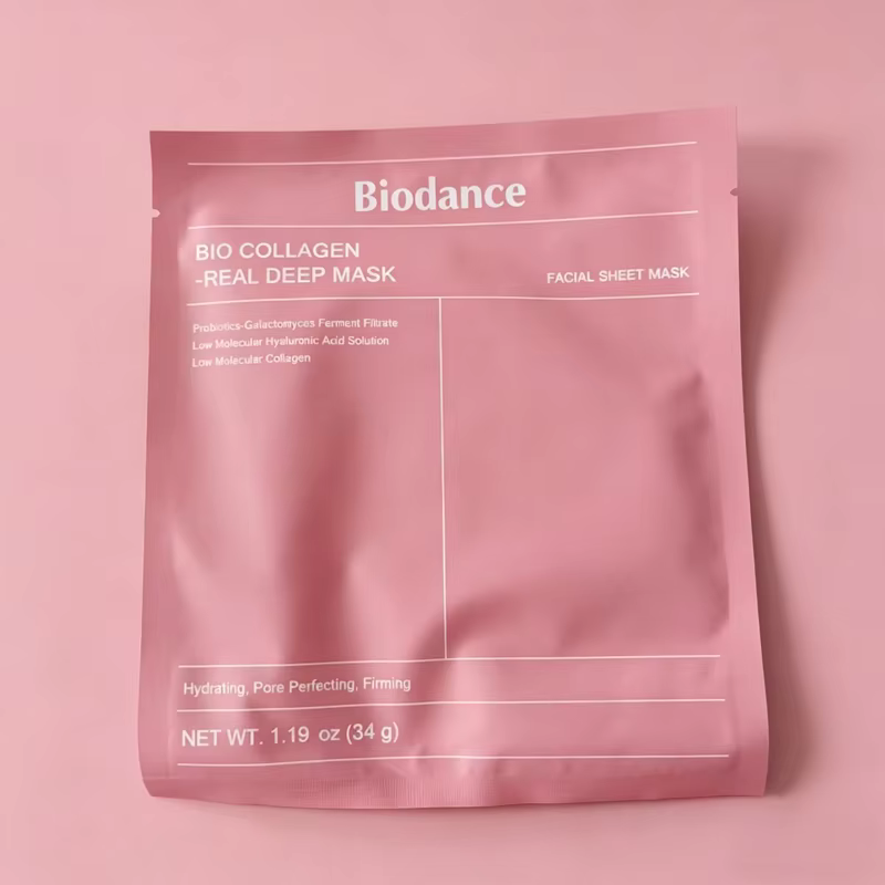 Masque de nuit hydratant au collagène réel, masque hydrogel pour améliorer l'élasticité, minimiser l