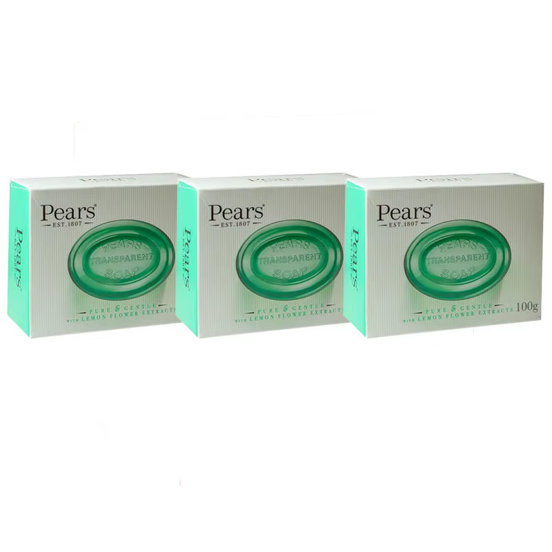 3 poires ambre Transparent pour nettoyer, une peau d'apparence saine, nettoyage doux, hydratant, hui