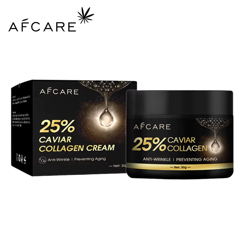 Crème hydratante au collagène de caviar coréen - Crème anti-rides raffermissante pour le visage, pro