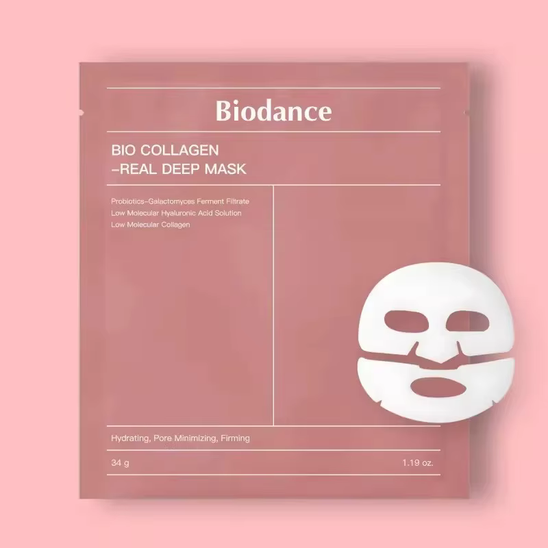 Masque en patch bio-collagène coréen hydratant, régulateur de sébum, anti-rides, resserrant les pore