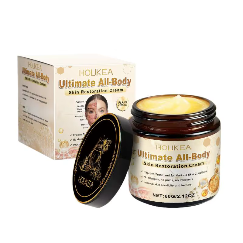 Crème de soin pour la peau Houkea qui hydrate, rafraîchit et apaise la peau. Les ingrédients à base