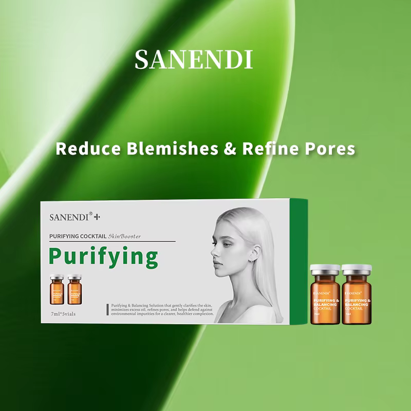 Sanendi sérum à Cocktail pour Ampoule faciale acide hyaluronique Dermapen purifiant hydratant Skinbo
