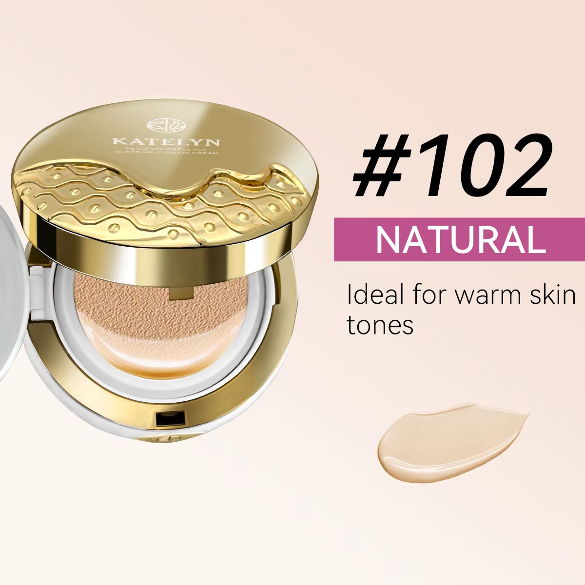 Crème BB en coussin pour femmes, hydratante naturelle longue durée, soin de la peau, crème BB rechar