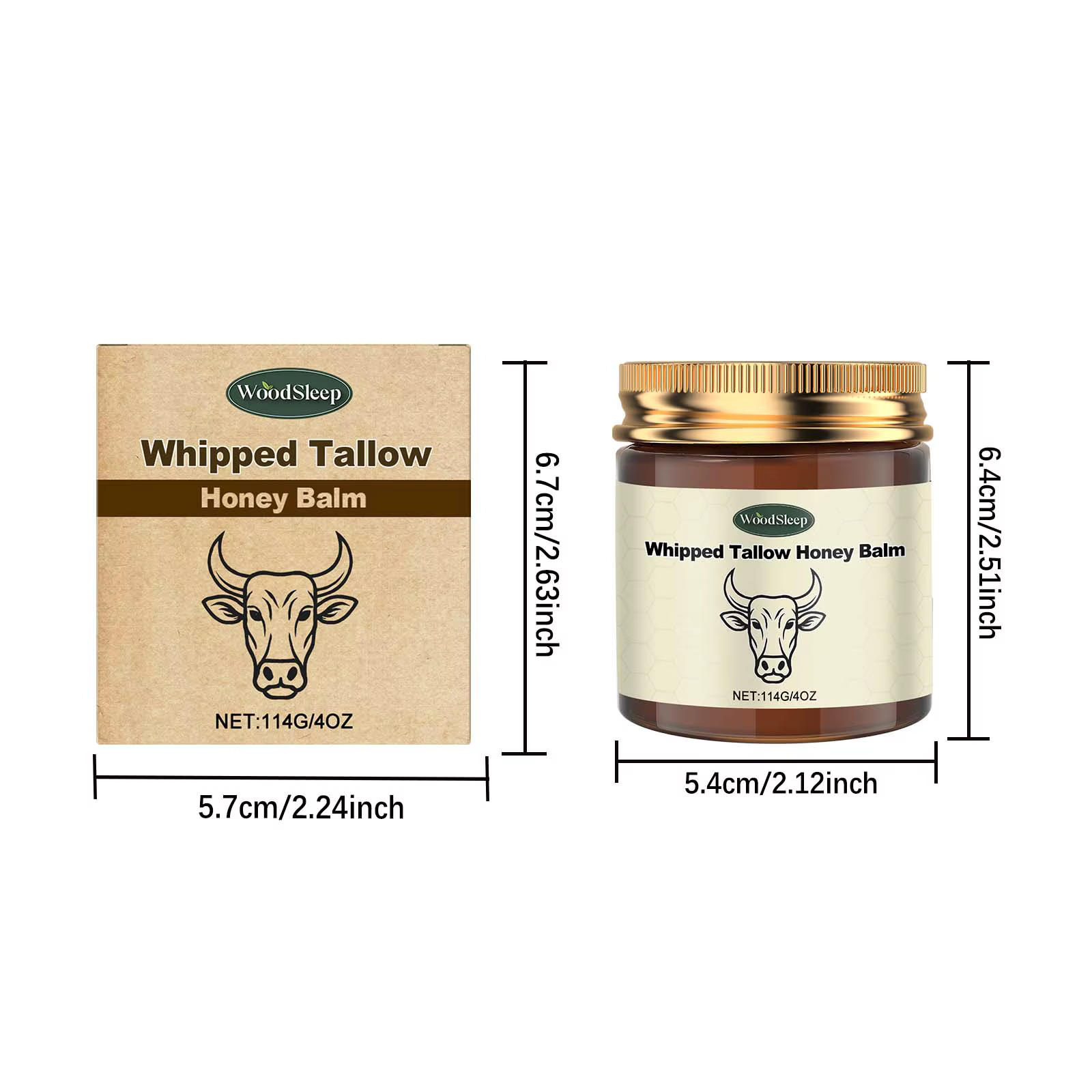 Tallow Baume au miel nourrissant raffermissant réparateur peau sèche crème hydratante non grasse pou