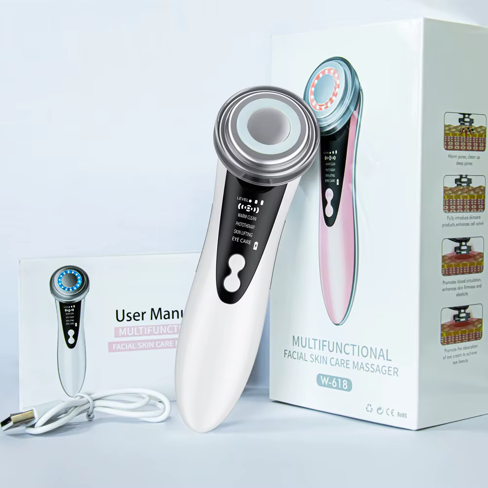 Appareil de massage de beauté du visage électrique, masseur de nettoyage du visage, soins de la peau