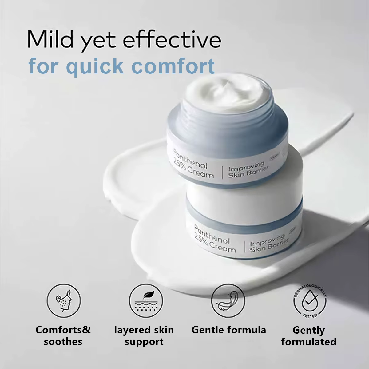 [Soldes] Crème THE FACE SHOP ALLTIMATE PANTHENOL 2.5%, apaisante ​ Hydratant, doux et réparateur de 