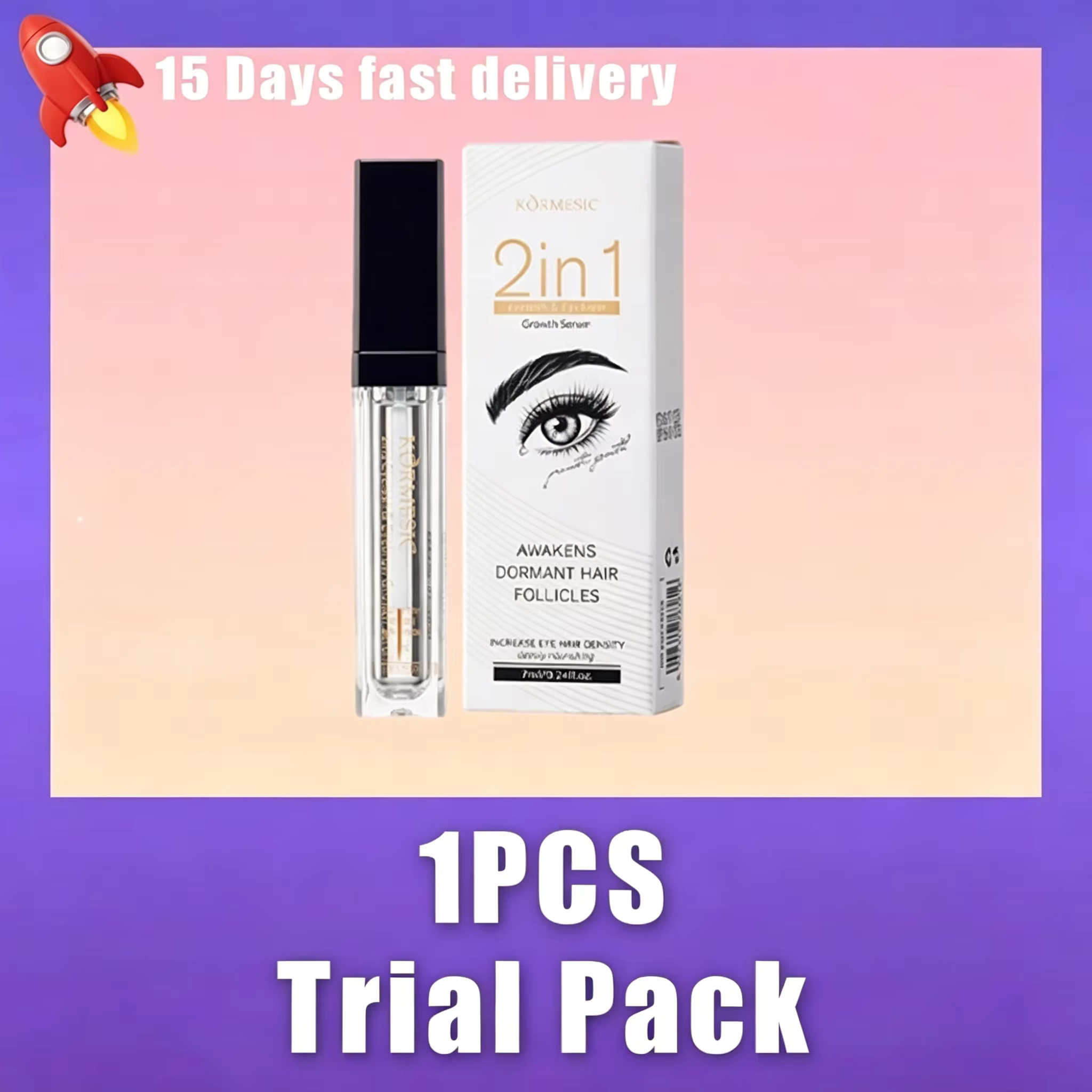 Sérum Miracle 7 Jours pour Cils | Croissance rapide, allongement, boucles naturelles et volume opt