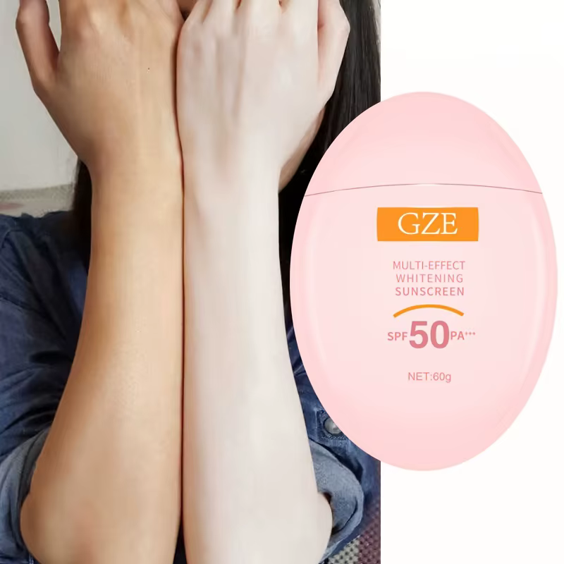 GZE LOTION SUNSCREEN MINERAL : SPF50 UVA UVB à large spectre, protection du visage et du cou, crème 
