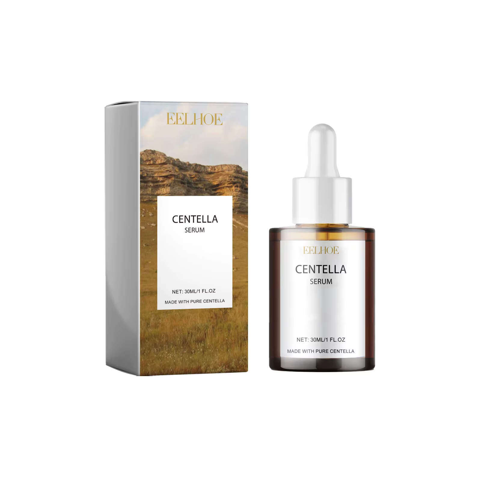 Centella sérum nourrir amélioration peau sèche lissage rajeunissement éclaircir hydratant acide hyal