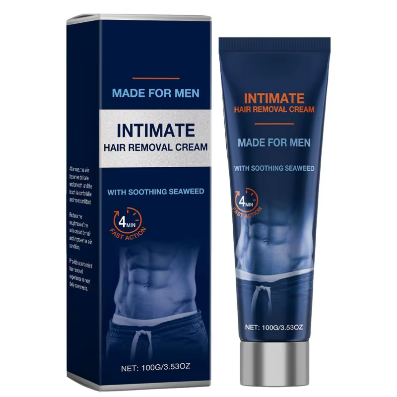 Crème dépilatoire Avocado Man pour zones intimes, bonne odeur, non irritante, dépilatoire corporel e