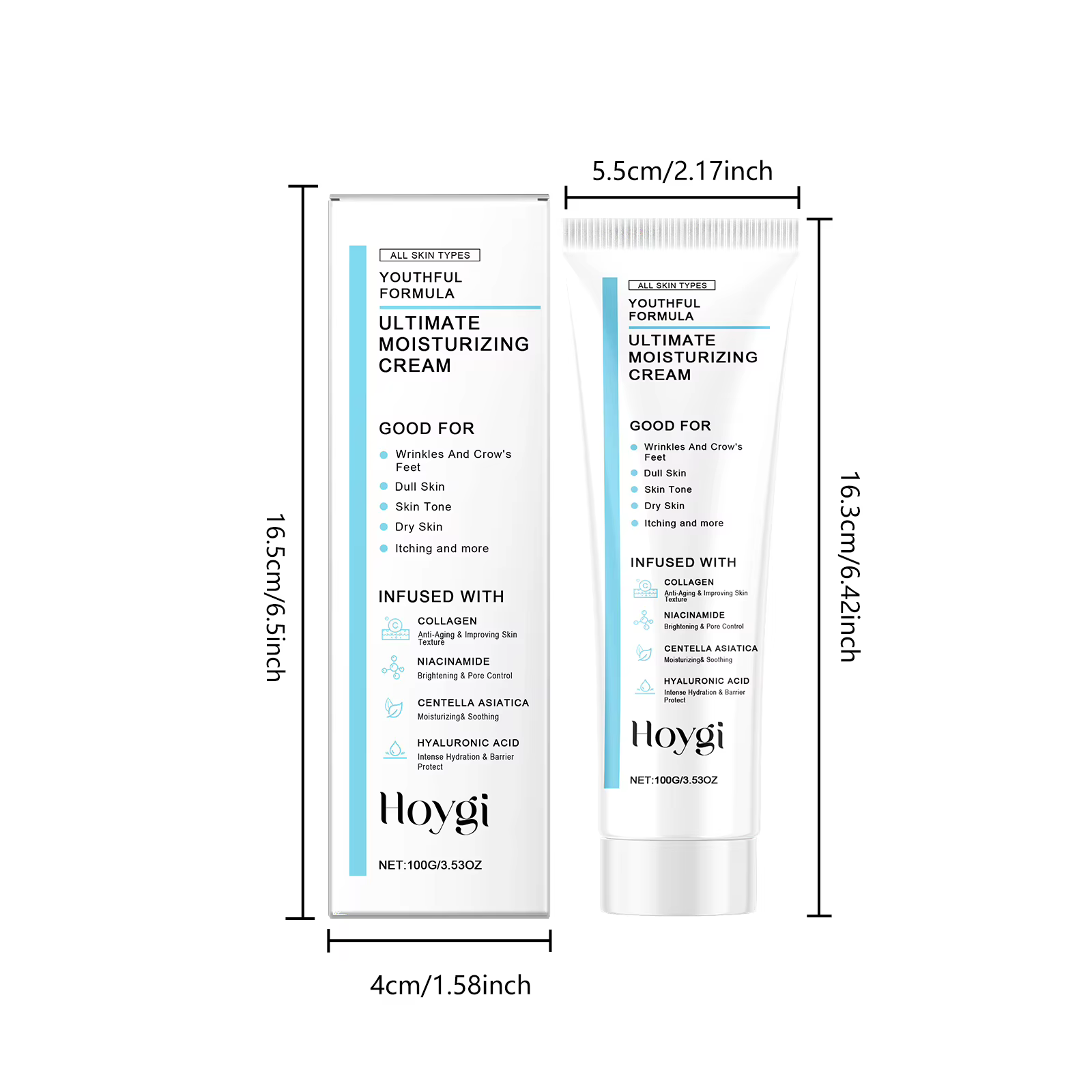 Centella crème hydratante acide hyaluronique crème nourrissante quotidienne renforcer la barrière ra
