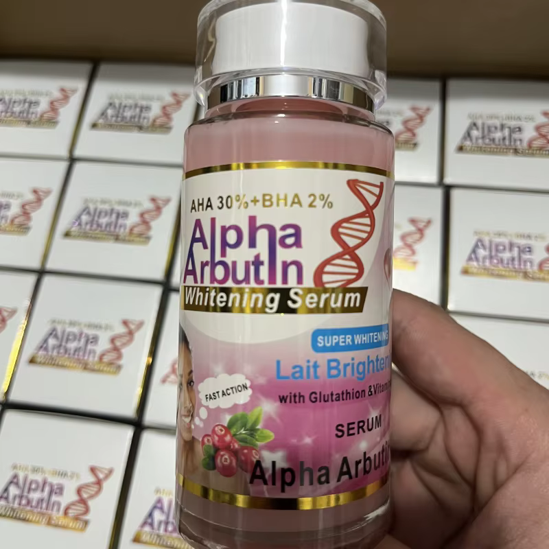 120 ml SUPER AHA 30% + BHA2% Alpha Arbutin X 3 sérum visage éclaircissant au lait avec la glutathion